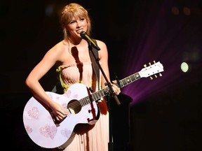 Taylor Swift performs during the TIME 100 Gala 2019 Dinner at Jazz at Lincoln Center on April 23, 2019 in New York City.