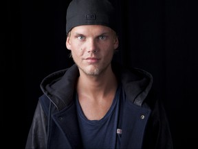 In this Aug. 30, 2013 file photo, DJ, remixer and record producer Avicii poses for a portrait, in New York.  (Amy Sussman/Invision/AP, File)
