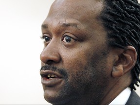 This June 14, 2012, file photo shows James Hart Stern, of Jackson, Miss., at a news conference in Jackson, Miss. (AP Photo/Rogelio V. Solis, File)