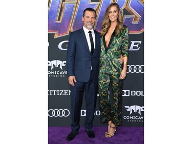 Josh Brolin and wife Kathryn Boyd arrive for the World premiere of Marvel Studios' "Avengers: Endgame" at the Los Angeles Convention Center on April 22, 2019 in Los Angeles.
