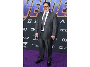 Jon Favreau arrives for theworld premiere of Marvel Studios' "Avengers: Endgame" at the Los Angeles Convention Center on April 22, 2019 in Los Angeles.