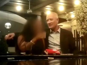 Queensland election candidate Steve Dickson quits after a video of him at a strip club surfaces. (Twitter/7 News Brisbane)