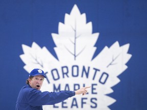Head coach Mike Babcock and the Maple Leafs open their best-of-seven Eastern Conference playoff series versus the Bruins in Boston tonight. (THE CANADIAN PRESS)
