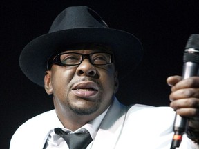 In this Feb. 18, 2012 file photo, singer Bobby Brown, former husband of the late Whitney Houston performs at Mohegan Sun Casino in Uncasville, Conn.