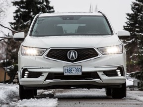 A 2017 Acura MDX is pictured in this April 13, 2017 file photo. (Gavin Young/Postmedia Network)