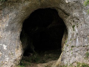 File photo of an entrance to a cave.