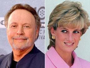 Billy Crystal and Princess Diana. (Getty Images/AP File)