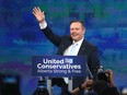 Jason Kenney greets supporters at the United Conservative Party 2019 election night headquarters in Calgary, AB onTuesday, April 16, 2019. Jim Wells/Postmedia