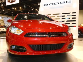 The new 2013 Dodge Dart was on display at the  2012 Calgary International Auto and Truck Show at the BMO Centre at the Stampede Grounds, March 14  2012. (DARREN MAKOWICHUK/Postmedia Network files)