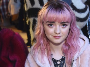 Maisie Williams attends Coach 1941 fashion show at the NYSE on February 2019 during New York Fashion Week on Feb. 12, 2019 in New York City.  (Jamie McCarthy/Getty Images)