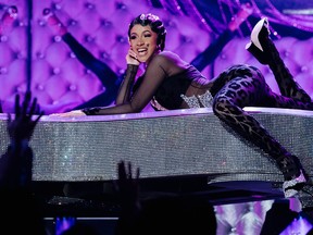 Cardi B performs onstage at the 61st annual GRAMMY Awards at Staples Center on Feb. 10, 2019 in Los Angeles, Calif. (Emma McIntyre/Getty Images for The Recording Academy)