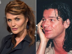 Helena Christensen and Michael Hutchence. (Getty Images file photos)