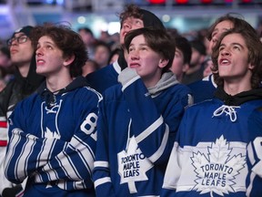The Toronto Leafs fans had little to cheer about as their team took on the Boston Bruins in Game 2 of their post season series in Toronto, Ont. on Saturday, April 13, 2019.
