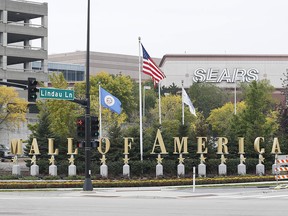This Sept. 25, 2015, file photo, shows the Mall of America in Bloomington, Minn. (AP Photo/Jim Mone, File)