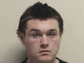 This file photo released Tuesday, Jan. 19, 2019, by the Utah County Jail shows Christopher W. Cleary.  Cleary has pleaded guilty to a felony terroristic threat charge after authorities said he threatened to target women in a mass shooting because he couldn't get a girlfriend. Utah prosecutor Chad Grunander says Cleary of Denver was in court Thursday, April 12, 2019.