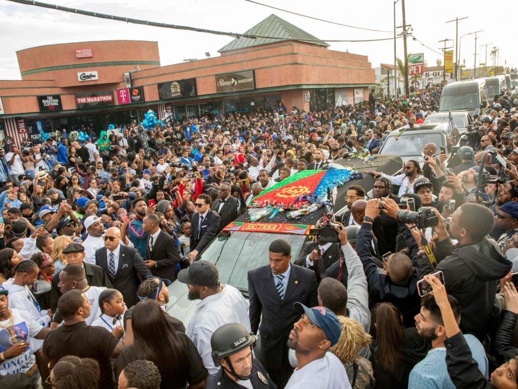 Nipsey Hussle funeral draws thousands honoring slain rapper