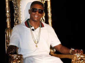 In this March 10, 2014, file photo, rapper Boosie Badazz appears at a news conference in New Orleans.