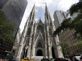 This Sept. 6, 2018, photo shows St. Patrick's Cathedral in New York.