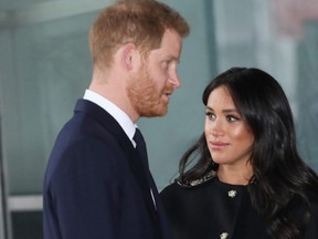 Duke and Duchess of Sussex visit New Zealand House in London March 19, 2019. (Lia Toby/WENN.com)