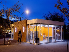 The Whyte Avenue public washroom, 10270 - 82 Ave., in Edmonton on Thursday Sept. 24, 2015.