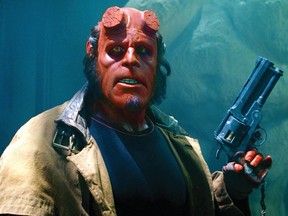Ron Perlman in Guillermo Del Toro's  "Hellboy."