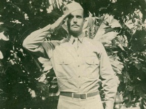 This 1942 file photo provided by Dale Ross shows his uncle, Pfc. Dale W. Ross, in Hawaii.