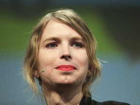 In this May 2, 2018, file photo, Chelsea Manning attends a discussion at the media convention "Republica" in Berlin.