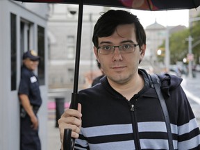In this Aug. 4, 2017 file photo, Martin Shkreli arrives at federal court in New York, for the fifth day of deliberations at his securities fraud trial. (AP Photo/Seth Wenig, File)