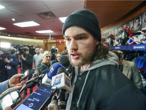Canadiens' Jonathan Drouin didn't make any excuses when he faced the media at the end of the season and said he would use his slump as a learning experience.