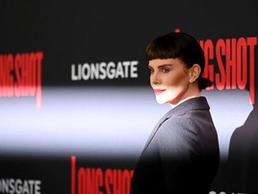 Actress Charlize Theron attends the "Long Shot" New York Premiere at AMC Lincoln Square Theater on April 30, 2019 in New York City.