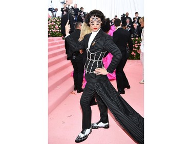 NEW YORK, NEW YORK - MAY 06: Ezra Miller attends The 2019 Met Gala Celebrating Camp: Notes on Fashion at Metropolitan Museum of Art on May 06, 2019 in New York City.