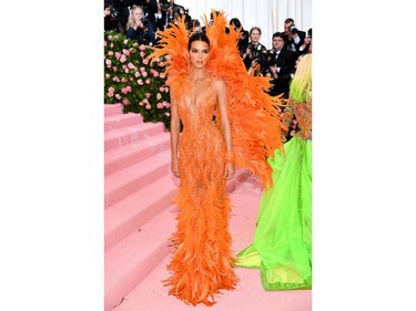 Kendall Jenner attends the 2019 Met Gala Celebrating Camp: Notes on Fashion at Metropolitan Museum of Art on May 6, 2019 in New York City.
