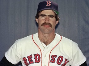 In this March 1986, file photo, Red Sox first baseman Bill Buckner poses for a photo.