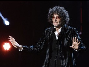 In this April 14, 2018 file photo, Howard Stern speaks at the 2018 Rock and Roll Hall of Fame Induction Ceremony at Cleveland Public Auditorium in Cleveland. Stern talks about what he's learned, his regrets, and what he wishes he had gotten right in his new book "Howard Stern Comes Again." It's a combination of interviews from Stern's radio show, interspersed with previously unspoken details about his life.