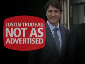 An image taken from one of the Conservatives' attack ads. (YouTube)