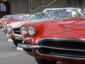 Vintage cars are displayed  before an auction. (Getty Images)