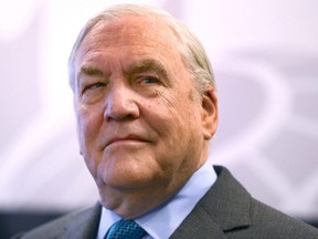 Lord Conrad Black during the Canadian Global Affairs Institute media roundtable in Calgary on March 6, 2018.