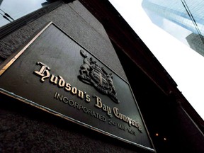 The flagship Hudson's Bay Company store is shown in Toronto on January 27, 2014.
