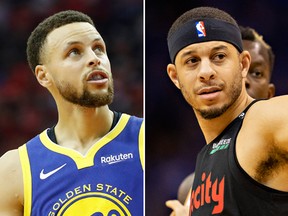 Steph and Seth Curry. (Getty Images)