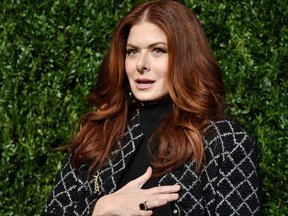 Debra Messing arrives for the 14th Annual Tribeca Film Festival Artists Dinner hosted by Chanel at Balthazar restaurant in New York, April 29, 2019.