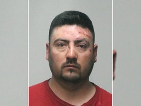 This undated booking photo provided by the Sutter County Sheriff's Office shows Ismael Huazo-Jardinez, who was driving "at a high rate of speed" when his truck crashed into a parked trailer Saturday, May 4, 2019, in the agricultural community of Knights Landing near Sacramento. Police say three family members sleeping in their trailer home have died and a girl was seriously injured after Huazo-Jardinez, suspected of drunk, driving plowed his pickup truck into the home.