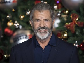 This Nov. 16, 2017 file photo shows actor Mel Gibson at the premiere of "Daddys Home 2," in London.
