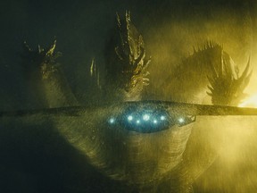 This image released by Warner Bros. Pictures shows a scene from "Godzilla: King of the Monsters." (Warner Bros. Pictures via AP)
