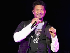 Usher performs onstage at Somthing in the Water on April 27, 2019 in Virginia Beach City. (Brian Ach/Getty Images for Something in the Water)