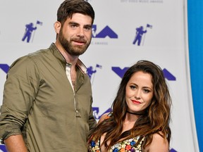 David Eason and Jenelle Evans attend the 2017 MTV Video Music Awards at The Forum on August 27, 2017 in Inglewood, Calif.  (Frazer Harrison/Getty Images)