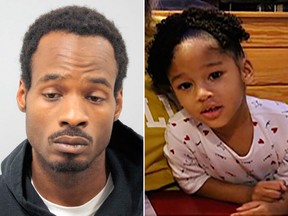 Derion Vence (L) has been arrested in the disappearance of four-year-old Maleah Davis.