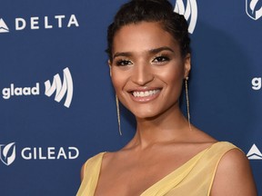 Indya Moore attends the 30th Annual GLAAD Media Awards New York  at New York Hilton Midtown on May 4, 2019 in New York City. (Jamie McCarthy/Getty Images for GLAAD)