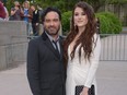 Johnny Galecki and girlfriend Alaina Meyer attending the Statue Of Liberty Museum opening celebration in New York City on May 16, 2019.