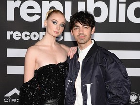 Sophie Turner and Joe Jonas attend Republic Records Grammy after party at Spring Place Beverly Hills on February 10, 2019 in Beverly Hills, California.