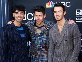 Joe, Nick and Kevin Jonas.